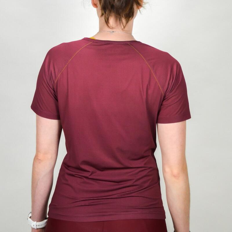 Tee-Shirt Multisport Femme Bordeaux Ecoresponsable