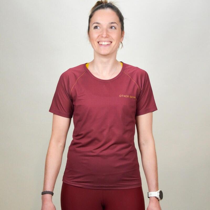 Tee-Shirt Multisport Femme Bordeaux Ecoresponsable