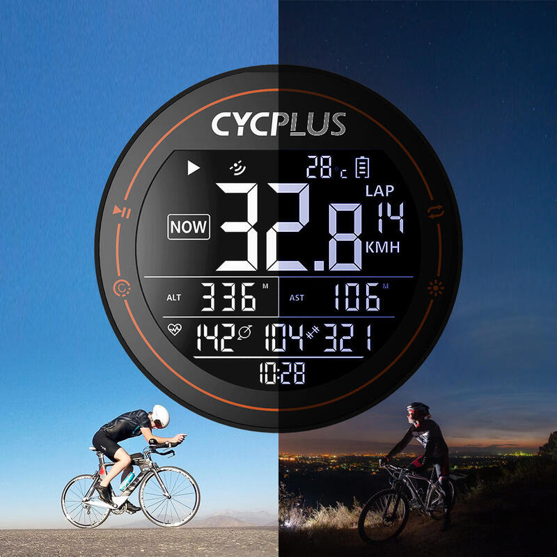Compteur de vélo compact GPS Cycplus M2