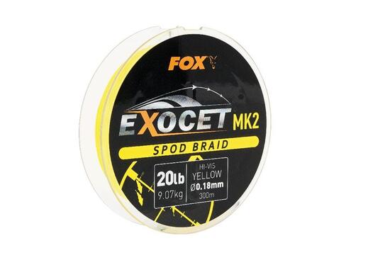 Filo intrecciato Fox Exocet MK2 Spod 0.18mm/20lb x300m