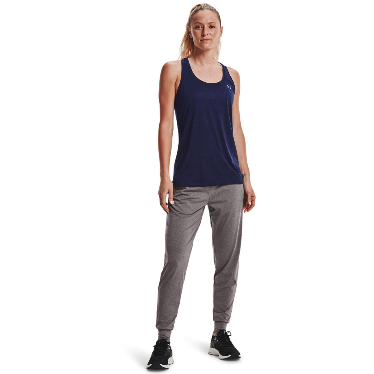 Broek Under Armour HeatGear, Grijs, Dames 3/4