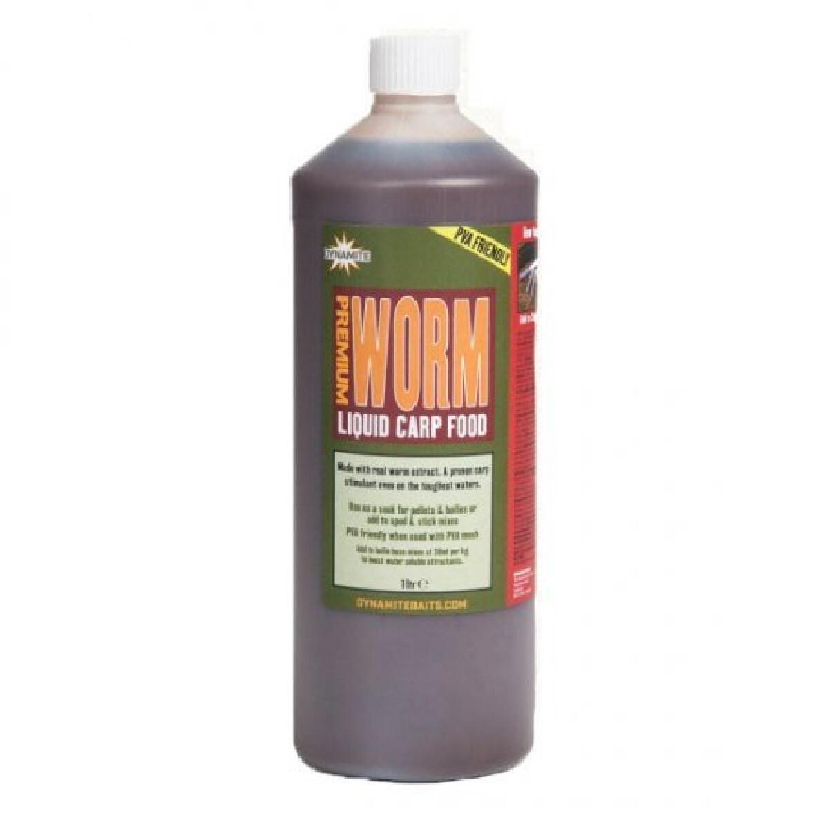 DYNAMITE BAITS Dynamite Baits Liquid Carp Food 1L Worm - Karper Flavours