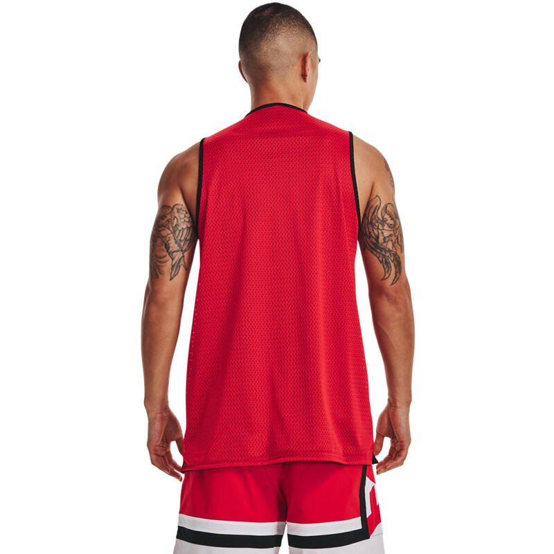 Maiou barbati Under Armour Baseline Reversible Cotton, Rosu