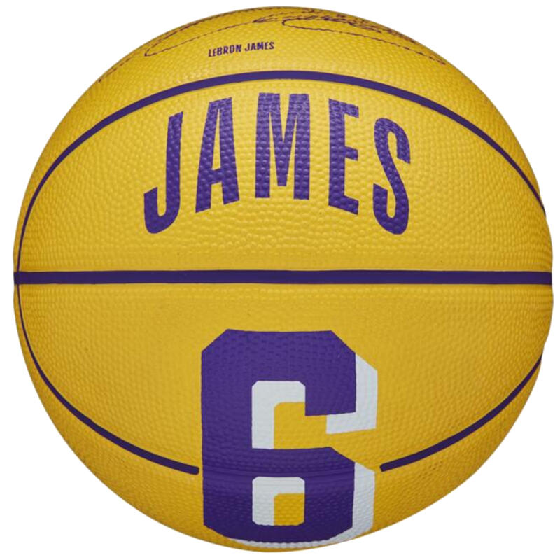 Wilson NBA Player Icon LeBron James Mini Ball tamanho 3 basquetebol
