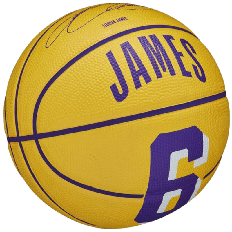 Wilson NBA Player Icon LeBron James Mini Ball tamanho 3 basquetebol