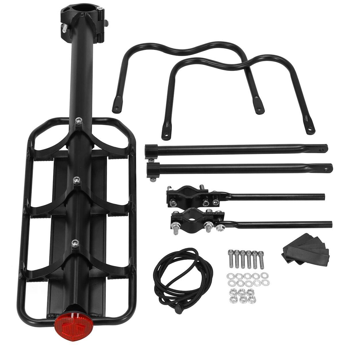 Bagażnik rowerowy uniwersalny aluminiowy 10 kg 3/5
