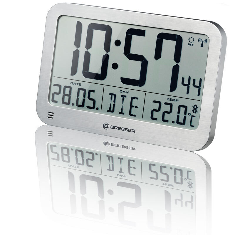 Relógio de parede / mesa  MyTime MC LCD BRESSER 225x150mmm