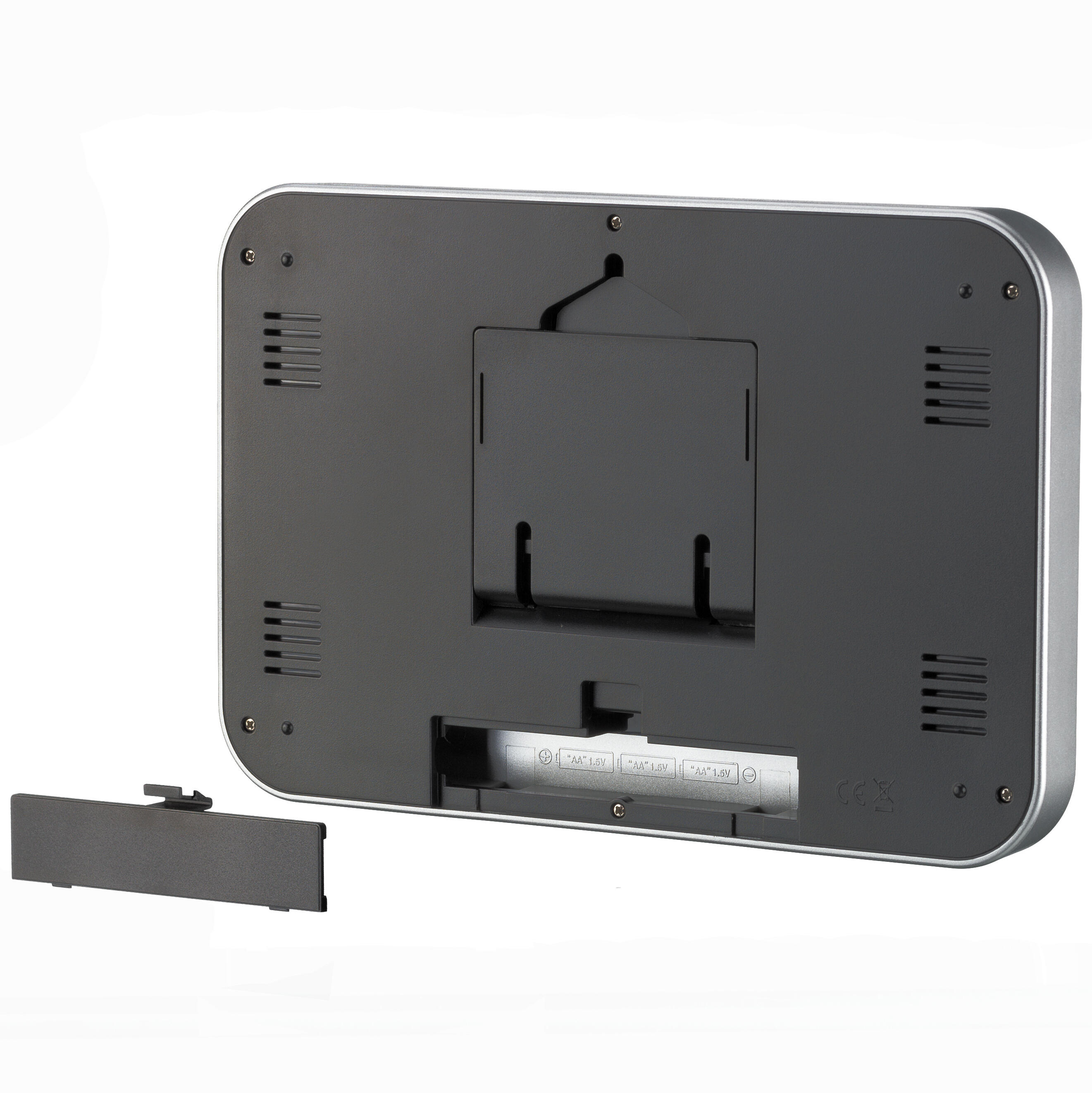 Wall orologio / tavolo Bresser mytime mc lcd argéoo 225x150mmm 4/4