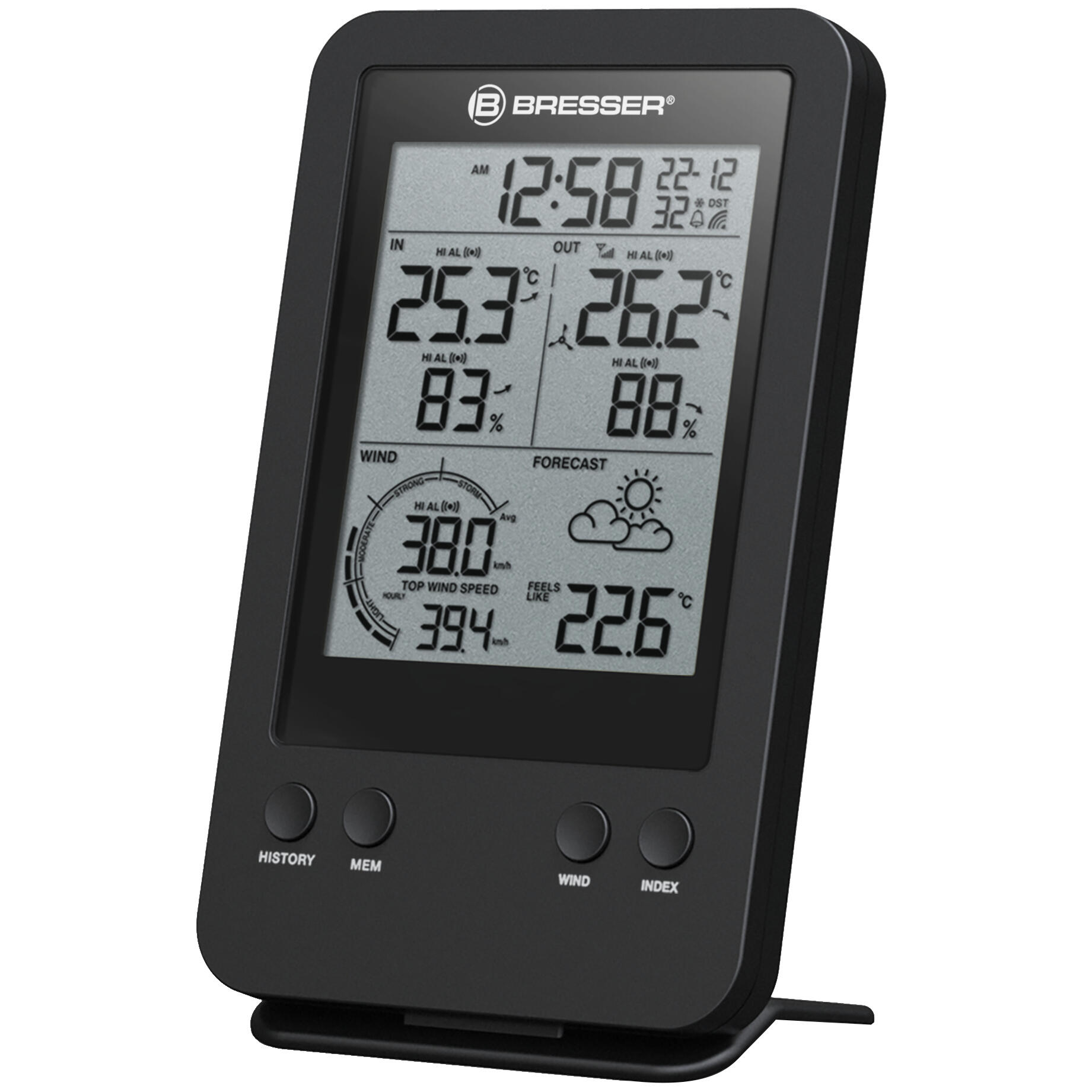 Bresser - Station / Remplacement De Base De Bresser Supplémentaire Pour 7002531 - Station Météo - Noir - Taille Unique - Decathlon