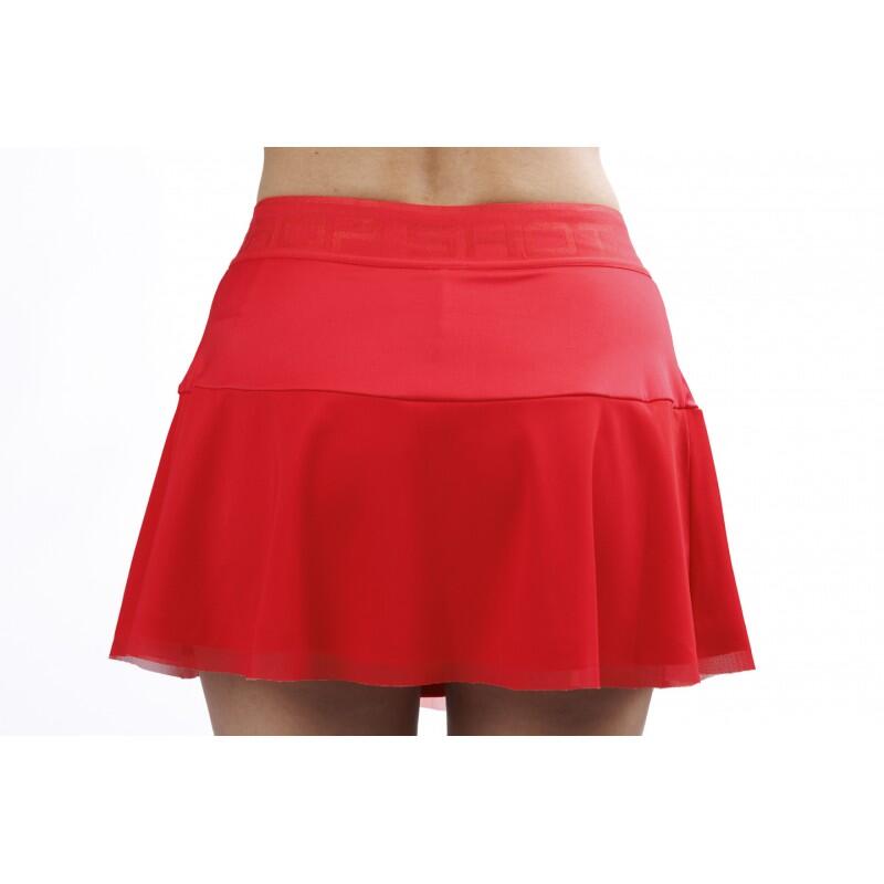 Saia Padel Drop Shot Caima Mulher 2023 Vermelho 2/3