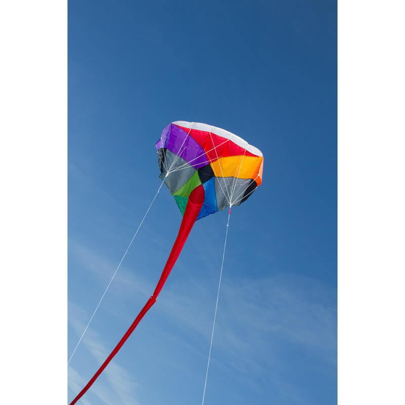 Cerf-volant monofil 2 lignes  -HQ- Multi Kite Arc-en-ciel