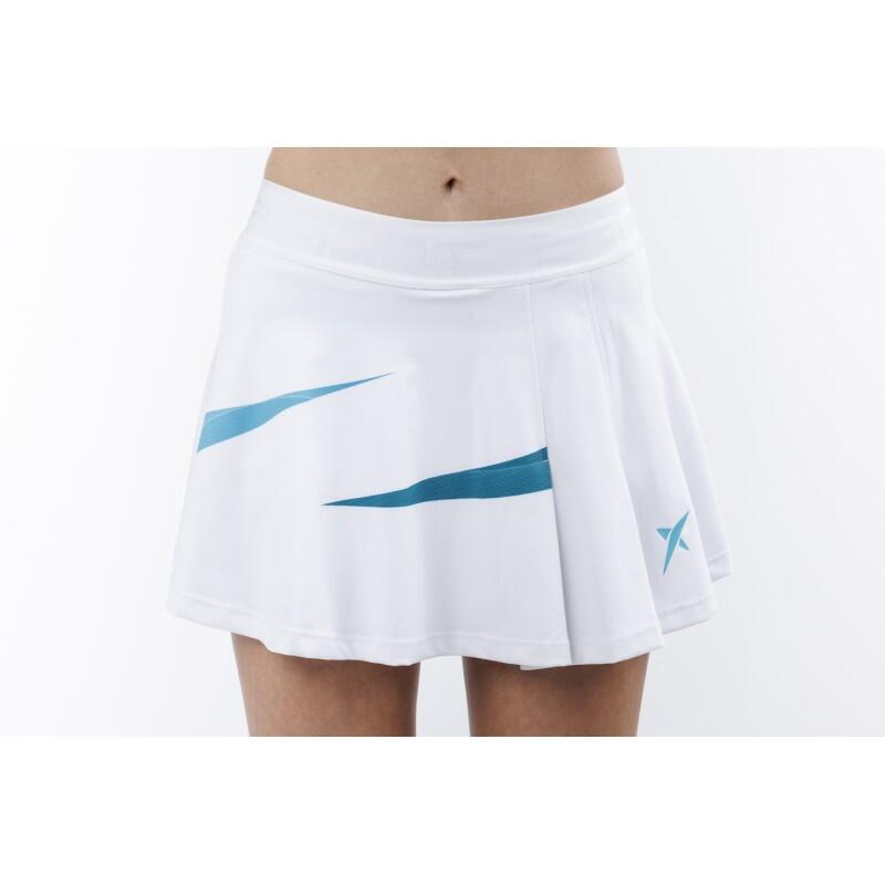 Drop Shot - Jupe Padel Drop Shot Sibi Femme 2023 Blanc - Jupe - Blanc|bleu - 42 M/l - Decathlon