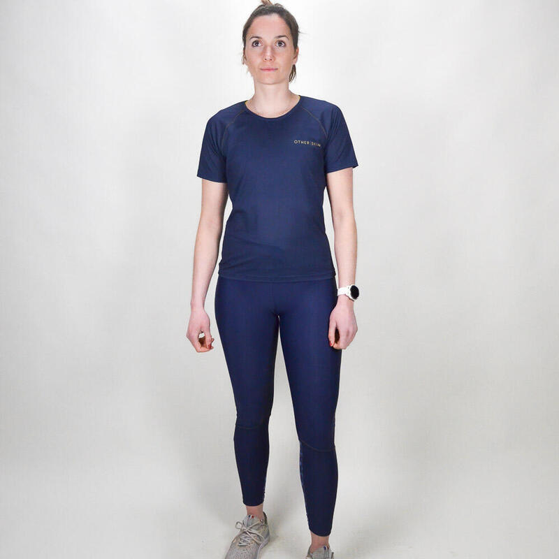 Tee-Shirt Multisport Femme Bleu Ecoresponsable