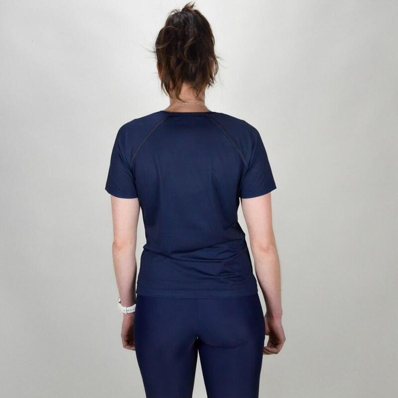 Tee-Shirt Multisport Femme Bleu Ecoresponsable