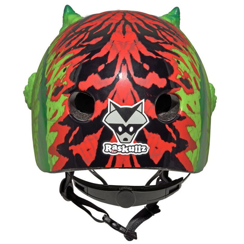 Capacete de ciclismo Raskullz Child 5 C-Preme Dino verde