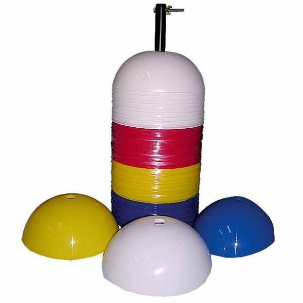 GICO Set 60 Coni Di Calma In Legno Lucido, 24x12 Mm, 4 Colori (Rosso, Blu, Giallo, Verde), Per Giochi Da Tavolo - 3