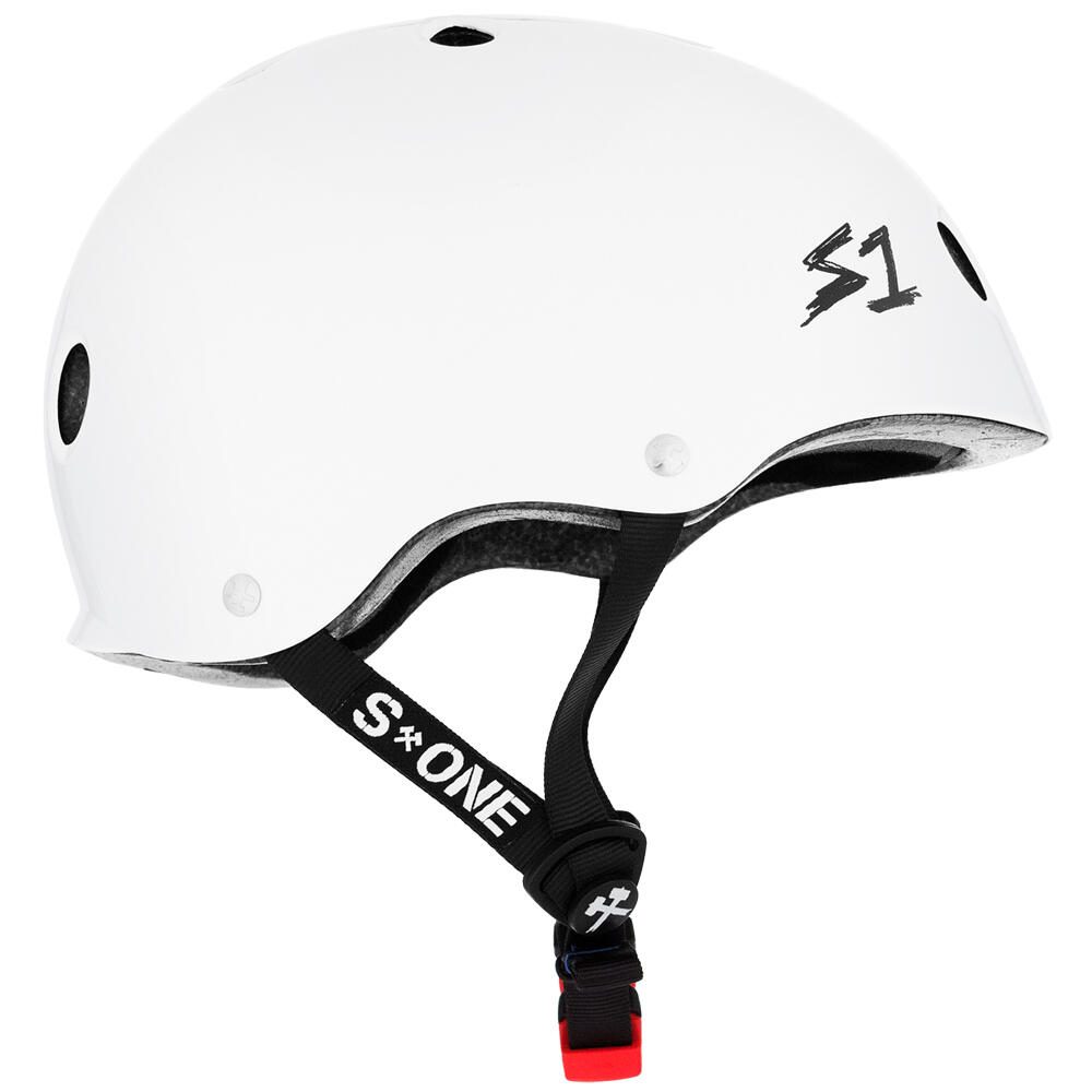 S1 MINI LIFER CHILDS HELMET – MULTI & HIGH-IMPACT CERTIFIED - WHITE GLOSS 3/7