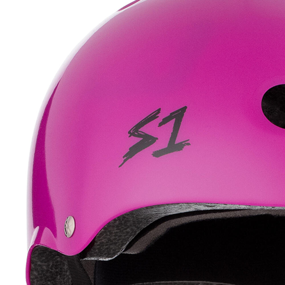 S1 MINI LIFER CHILDS HELMET – MULTI & HIGH-IMPACT CERTIFIED - BRIGHT PURPLE 2/7