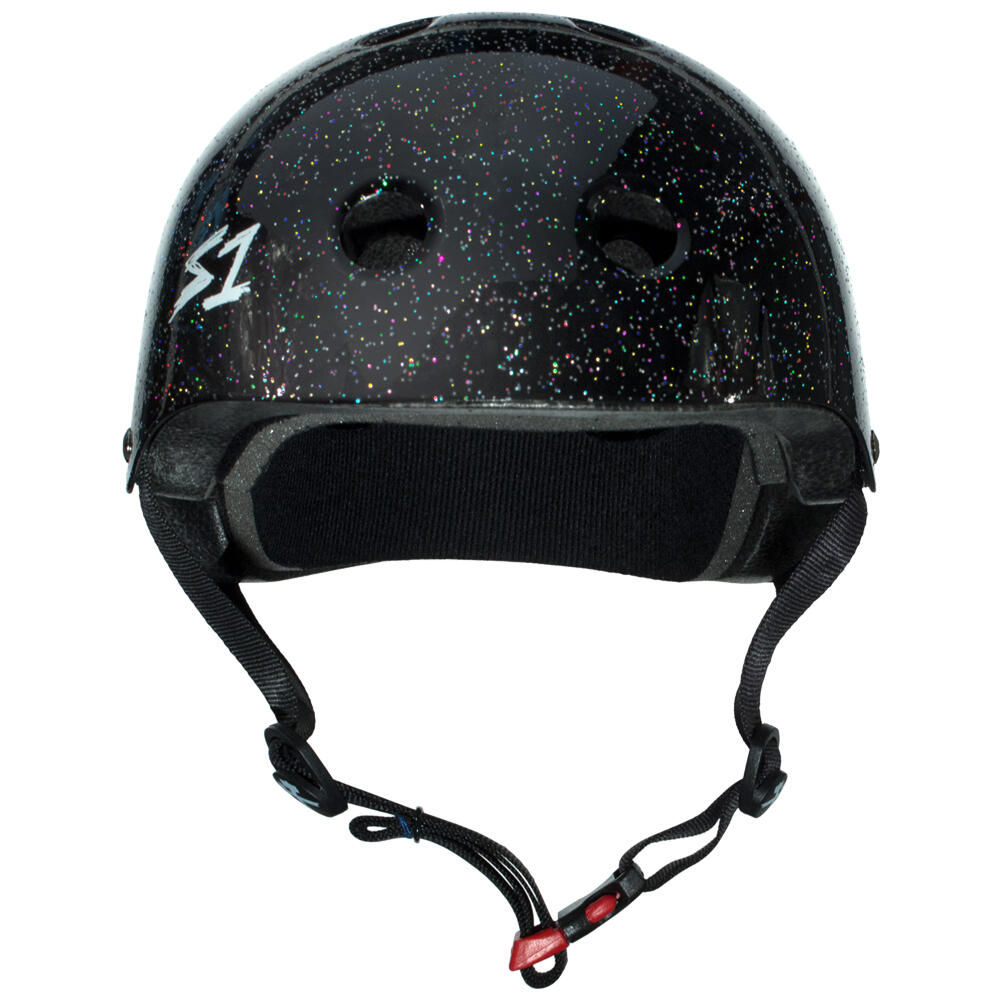 S1 MINI LIFER CHILDS HELMET – MULTI & HIGH-IMPACT CERTIFIED - BLACK GLITTER 2/5