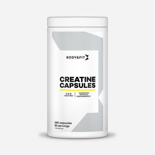 BODY&FIT Creatine Monohydraat Capsules - 240 Capsules (60 doseringen)