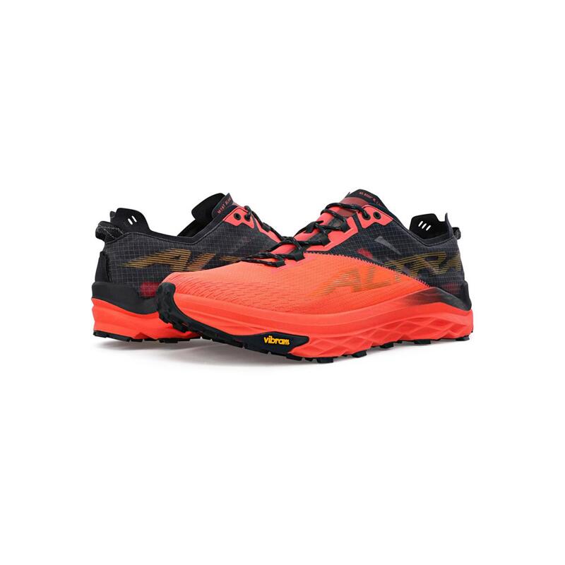 Pantofi alergare montana pentru femei Mont Blanc - portocaliu Coral negru