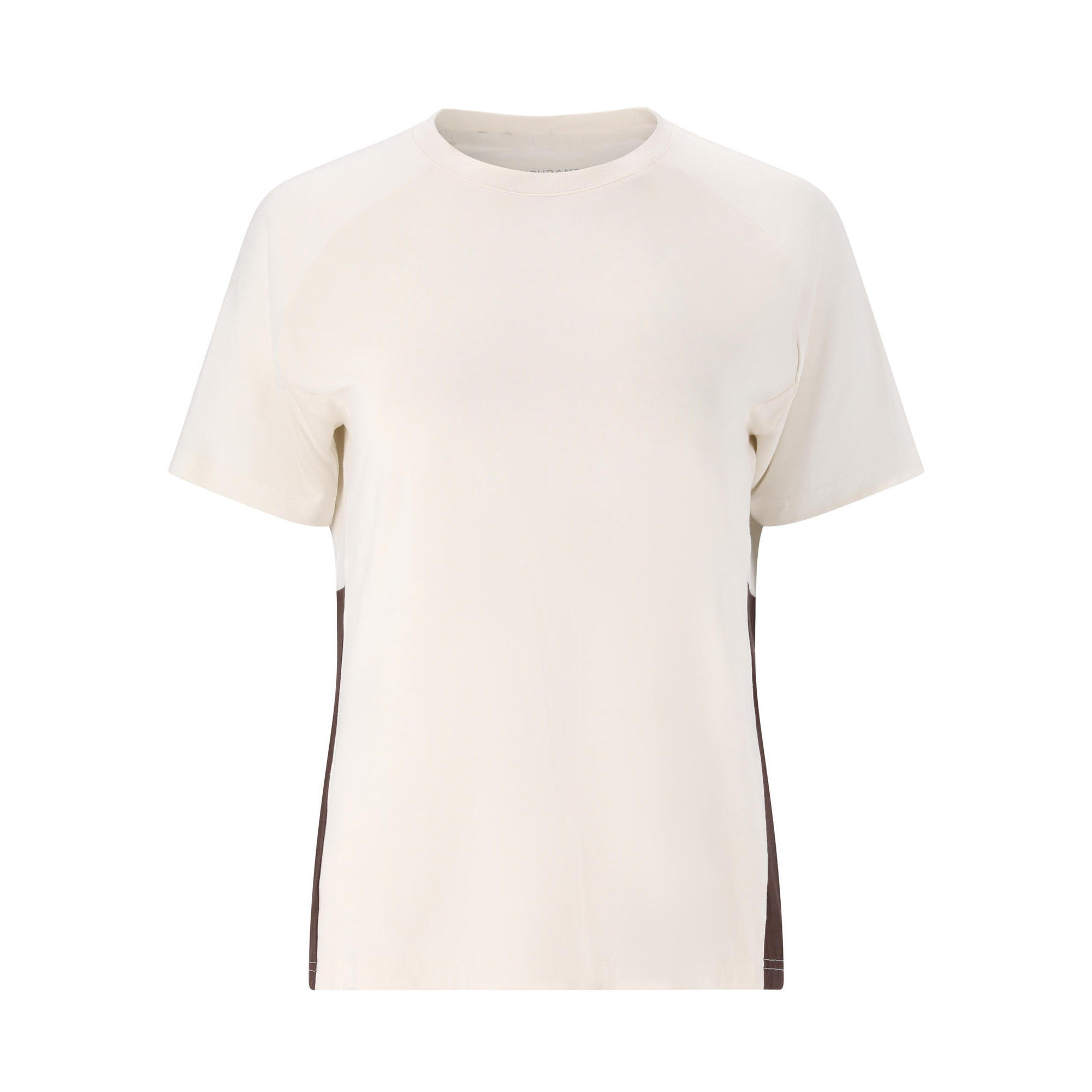 Endurance - T-shirt Abbye - T-shirt Manches Courtes - Beige|blanc - 44 L - Decathlon