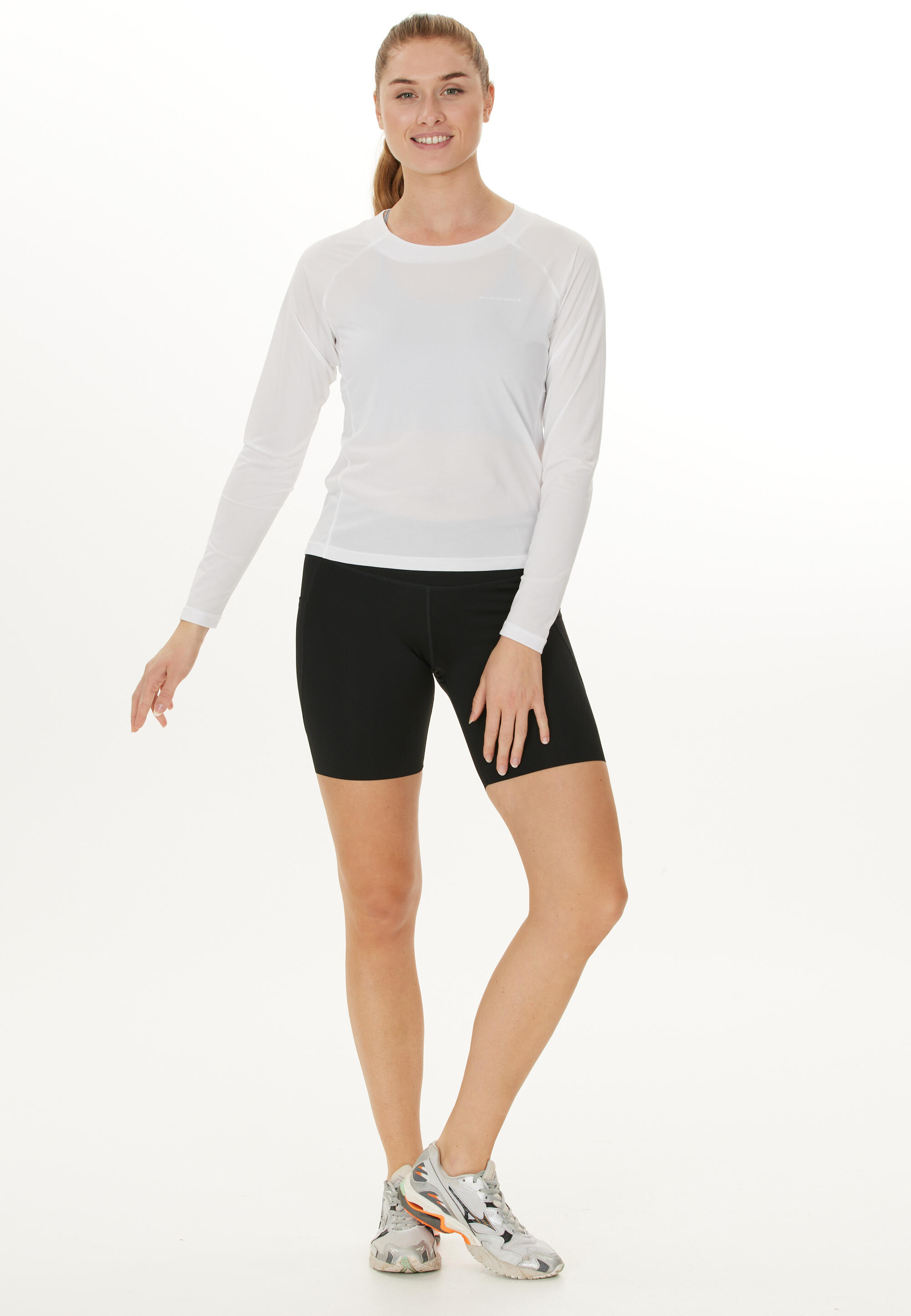 Maillot manches longues femme Endurance Yamy Cool-Tech 3/5