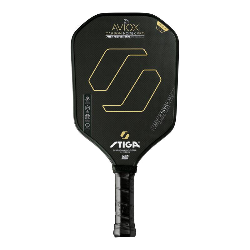 Pickleball Paddle Aviox Carbon Nomex Pro Gold