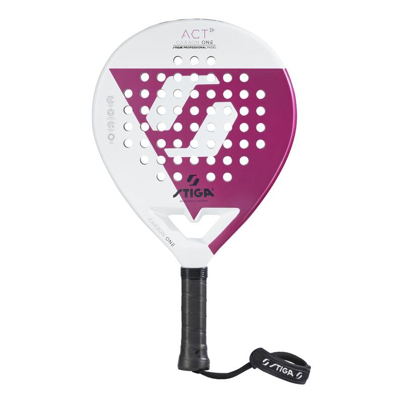 Padel Racket ACT White/Purple