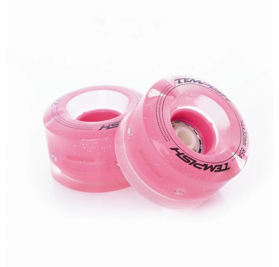 Kółka świecące do wrotek TEMPISH Flashing Quad PU 85A 2/3