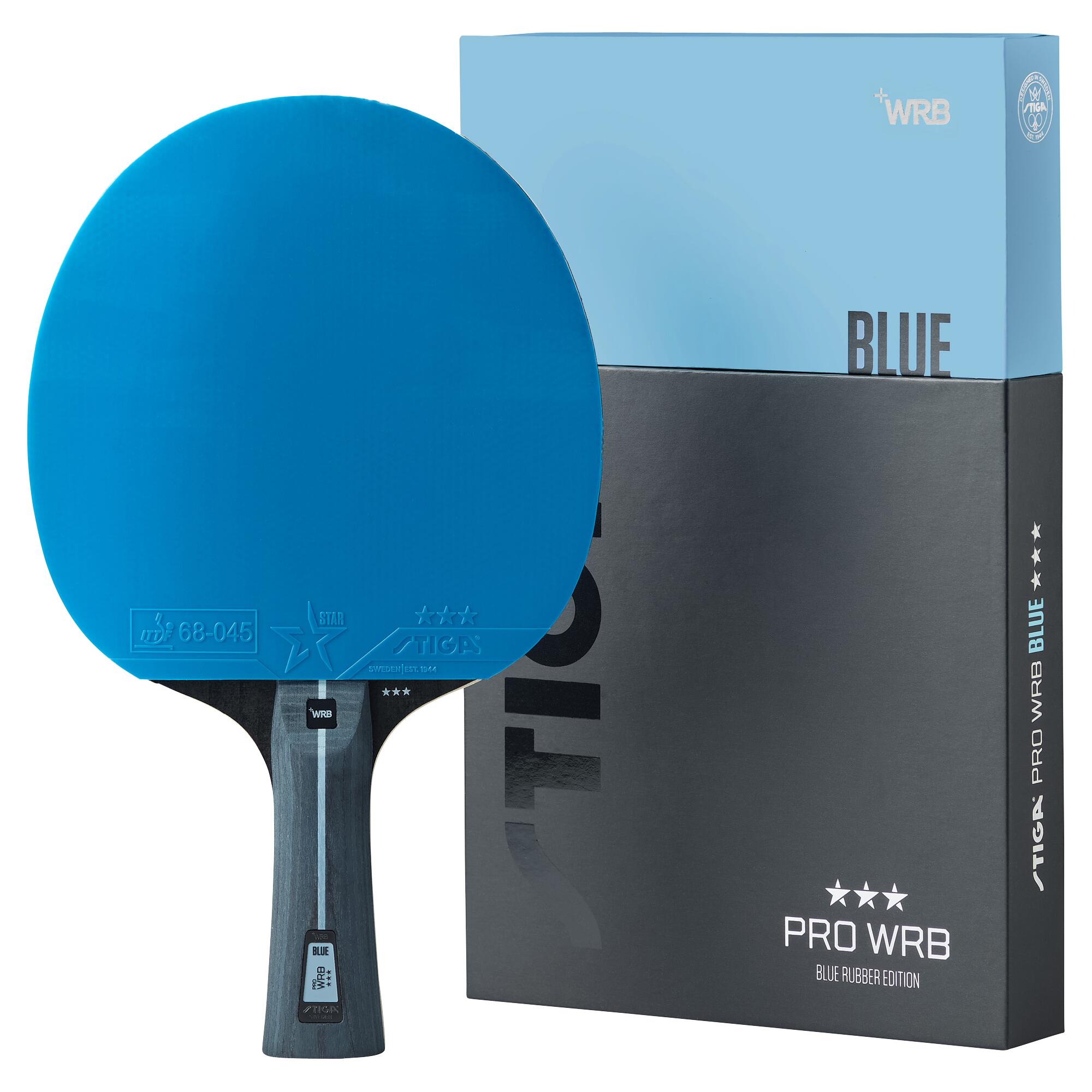 Raquete de Ping Pong Pro WRB Blue Edition - 3-Star 2/4