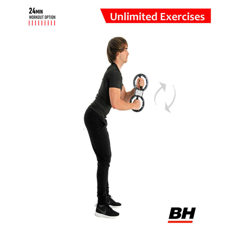 Muskeltoner HIIT Unlimited Intensity Training 4 lbs DB350 Toner Hantel 8 lbs