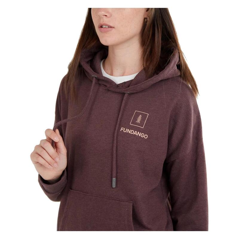 Kapuzenpullover Haley Hooded Sweatshirt Damen - lila