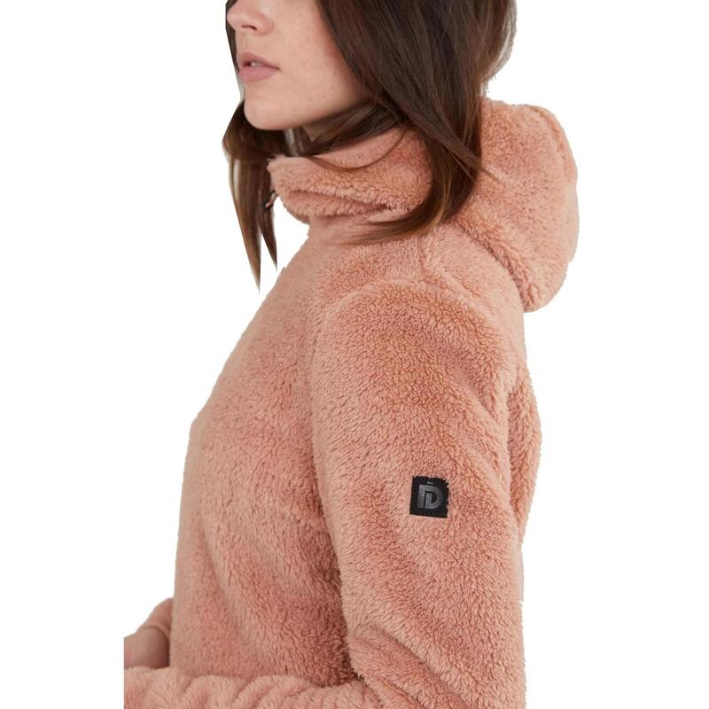 Olivia Pile Jacket női kapucnis pulóver - rózsaszín