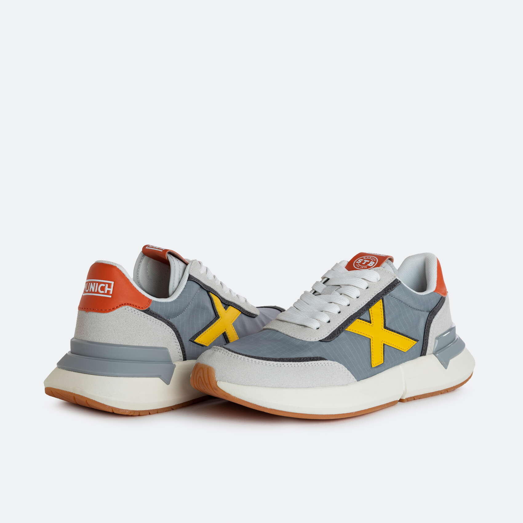 Zapatilla casual MUNICH Versus para hombre gris 5/5