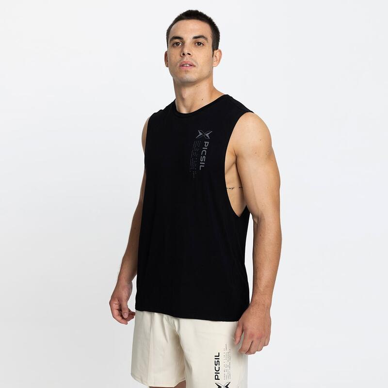 Camiseta Deporte Sin Mangas Hombre Tank Core 0.2 - XL - Negro