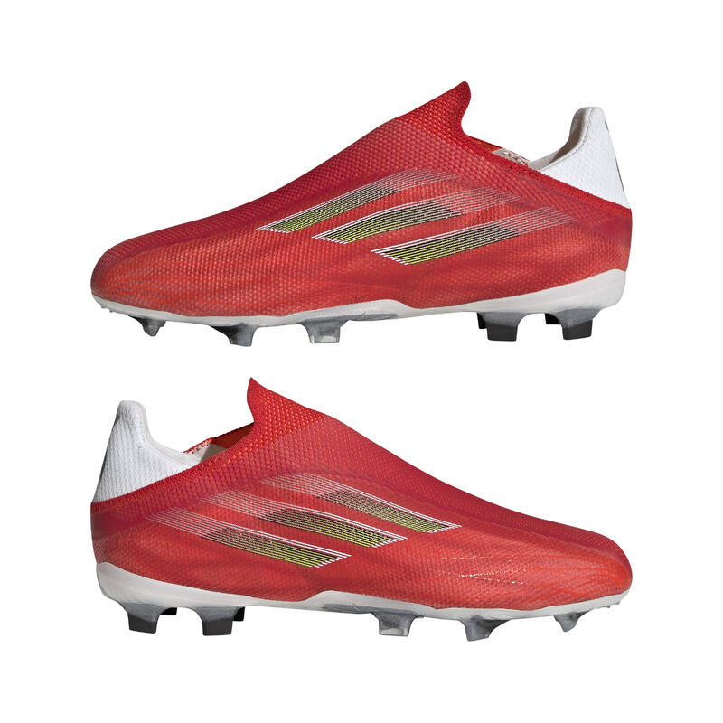 adidas Performance X Speedflow+ Fg J Football Bottes Mixte Enfants Rouge  31.5