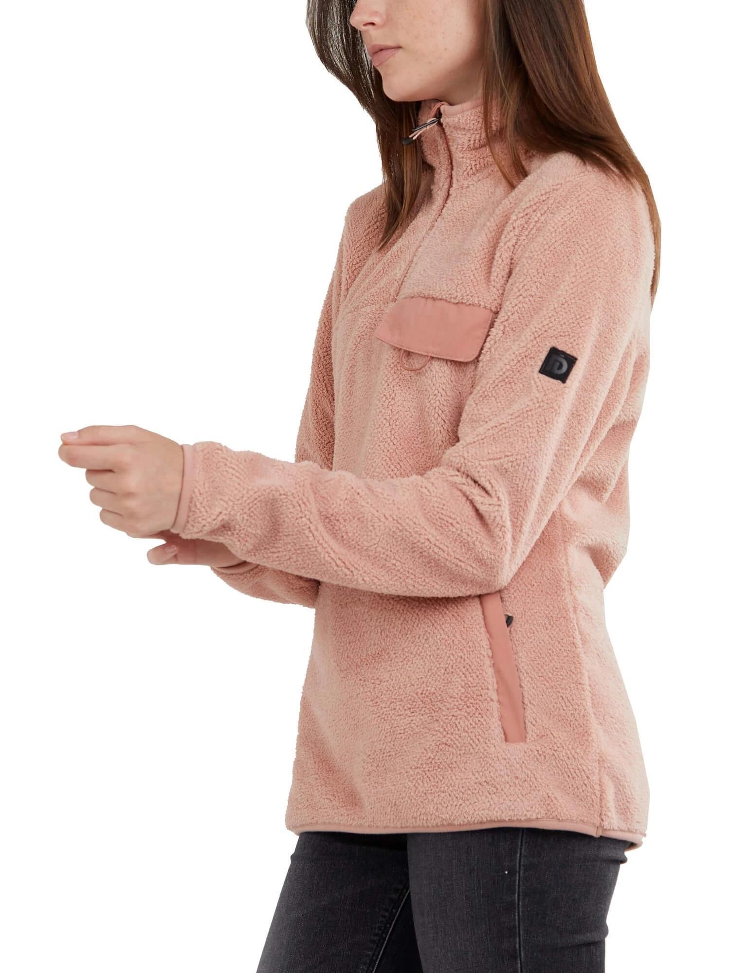 Pullover Vinona Fleece Pullover Damen - rosa 3/7