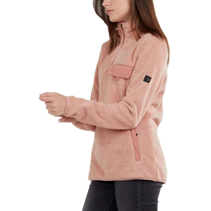 Pulover Vinona Fleece Pullover - roz femei