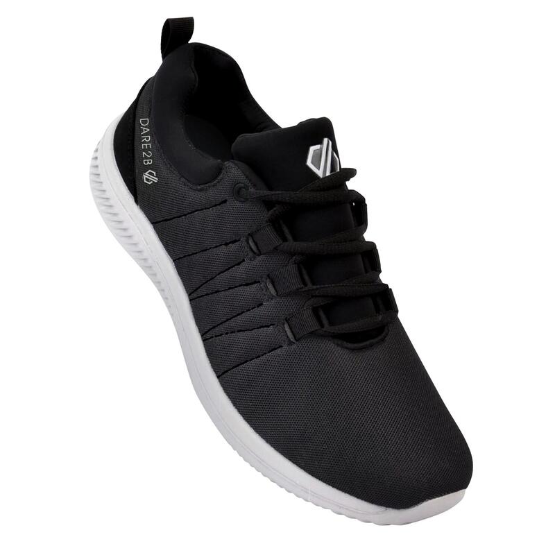 Zapatillas Deportivas Sprint con Cordones para Hombre Negro, Blanco