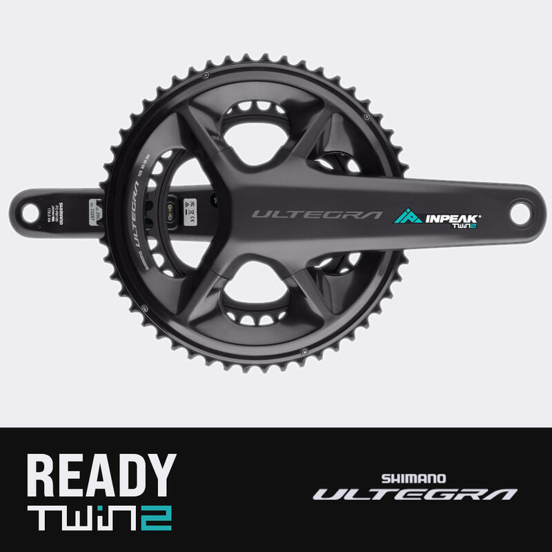 Le capteur de puissance INPEAK TWIN2| SHIMANO ULTEGRA FC-R8100 52-36T