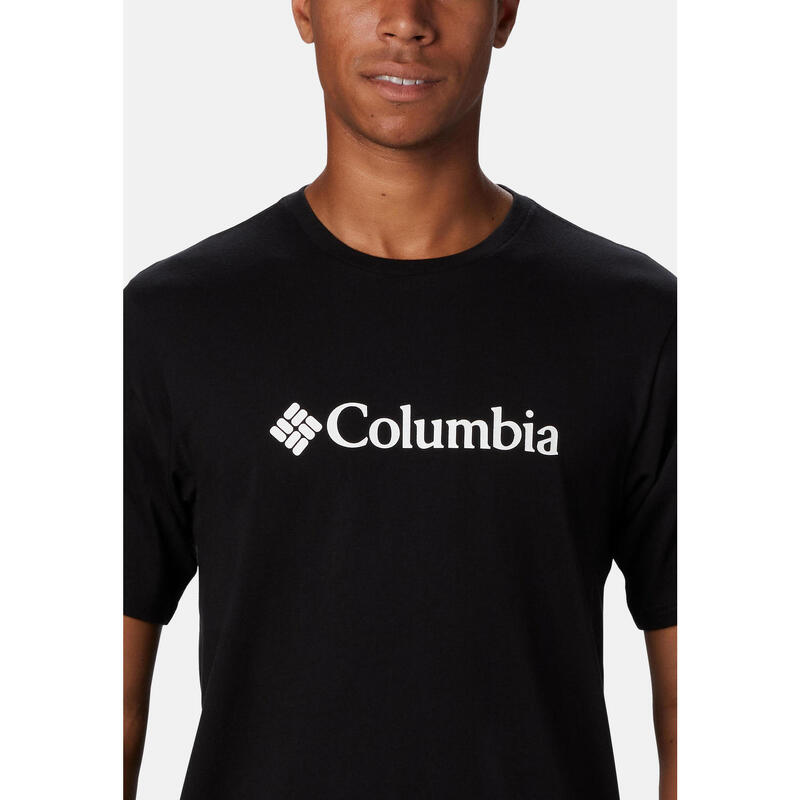 Camiseta de Manga Corta Hombre Columbia Negro