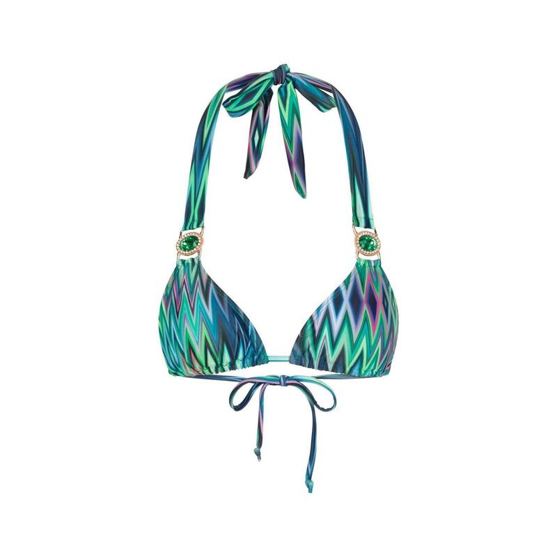 Moda Minx Haut de bikini Chic in Chevron