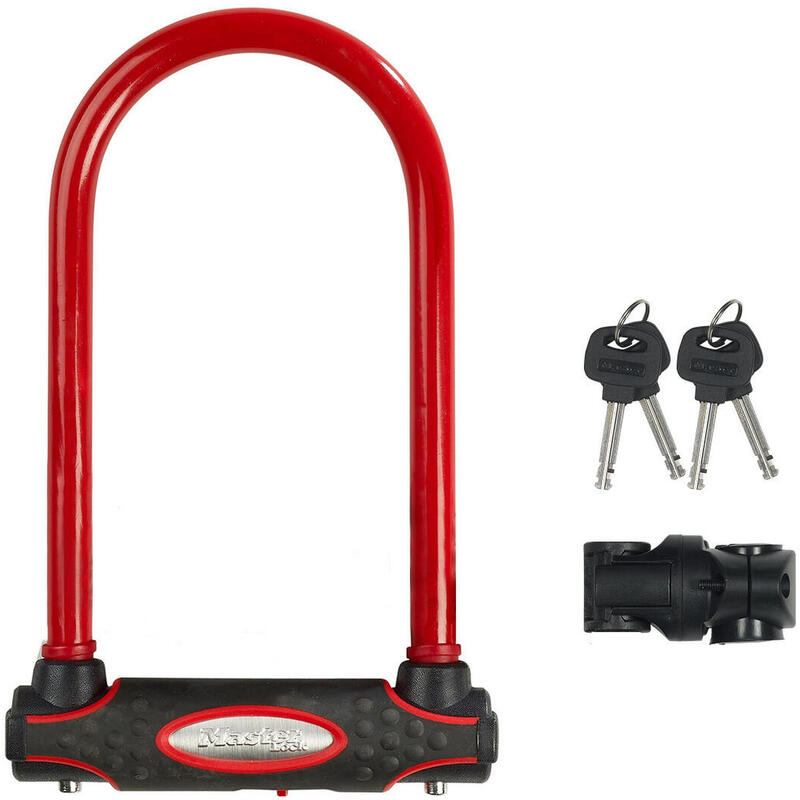 Zapięcie Rowerowe Masterlock 8195 U-Lock 13Mm 110Mm 210Mm Czerwone