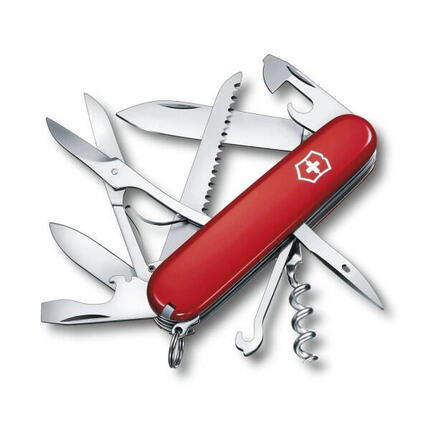 Victorinox Huntsman Schweizer Taschenmesser 91 mm, 15 Funktionen, rot