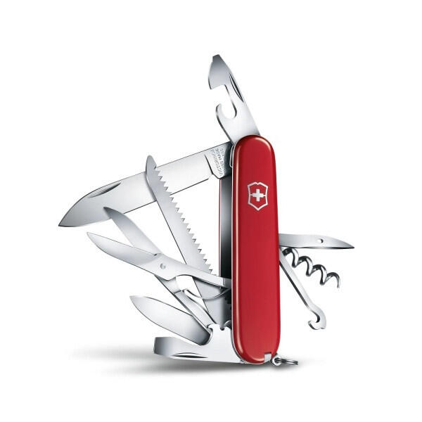 VICTORINOX Swiss Army Huntsman svájci bicska, piros