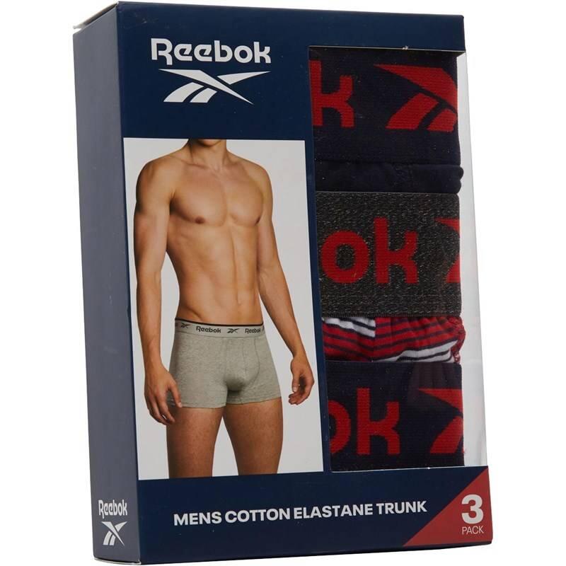 Boxers deportivos Reebok Trunk Fosbury 3 piezas para hombre