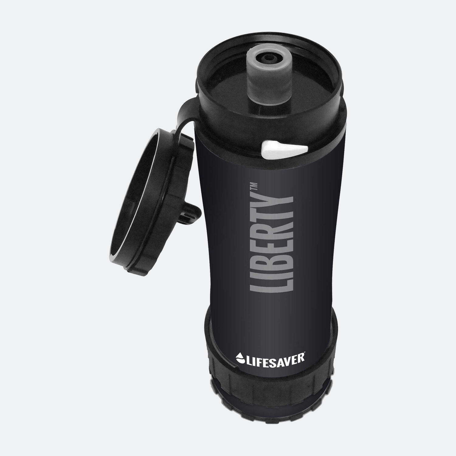 PURIFICADOR DE ÁGUA LIBERTY FRASCO COM FILTRO - LIFESAVER - 400 ML 4/7