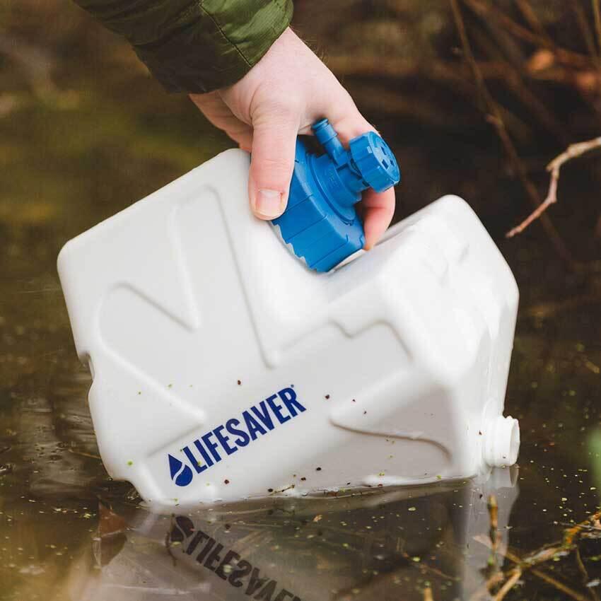 Lifesaver Cube White - Tanica con filtro dell'acqua integrato