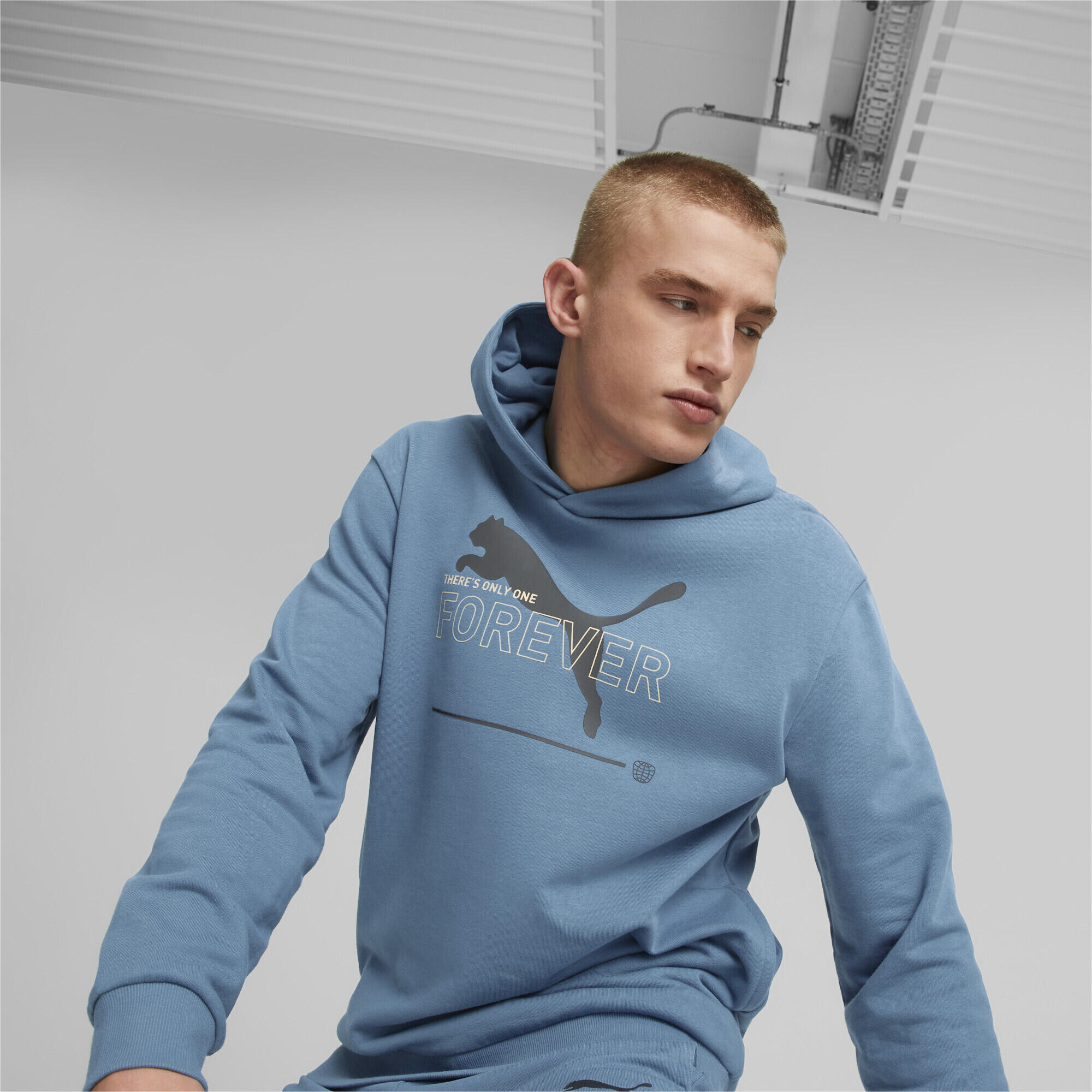 Hoodie Better Essentials Homme PUMA Deep Dive Blue 2/7